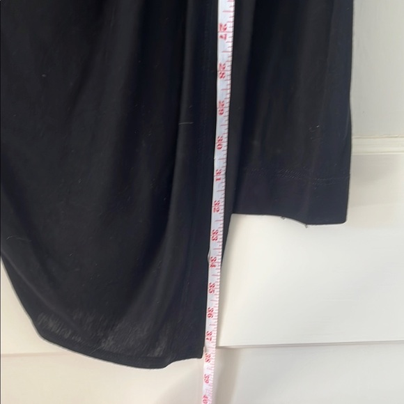 HELMUT LANG Elegant Black asymetrical Drape Skirt small minimalist contemporary - Picture 5 of 11